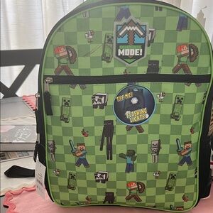 Mode Green Backpack with Lights